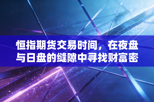 恒指期货交易时间，在夜盘与日盘的缝隙中寻找财富密码