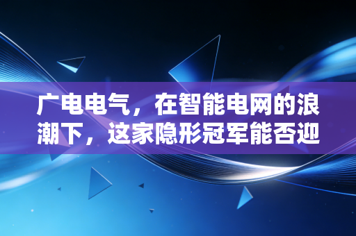 广电电气，在智能电网的浪潮下，这家隐形冠军能否迎来价值重估？