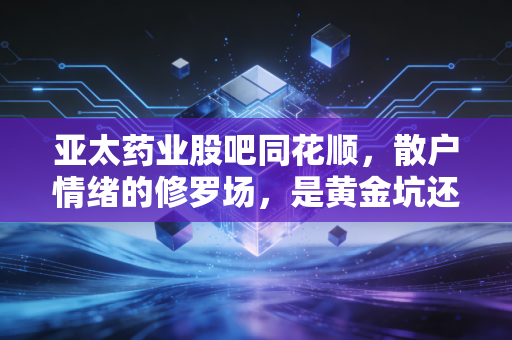 亚太药业股吧同花顺，散户情绪的修罗场，是黄金坑还是无底洞？