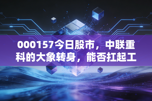 000157今日股市，中联重科的大象转身，能否扛起工程机械的大旗？