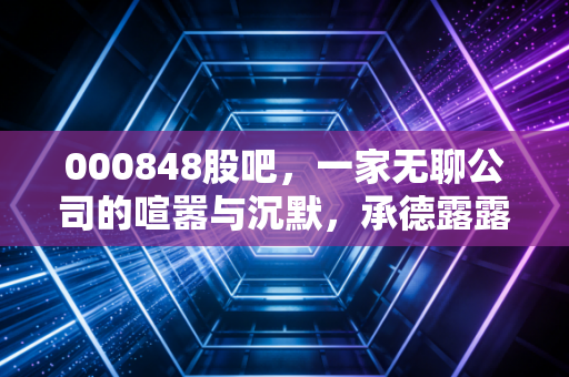 000848股吧,一家无聊公司的喧嚣与沉默,承德露露到底还能不能打?