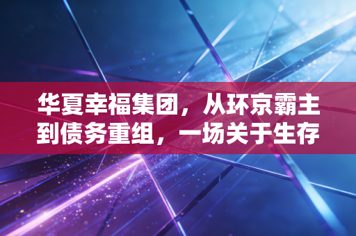 华夏幸福集团,从环京霸主到债务重组,一场关于生存与重生的现实大戏