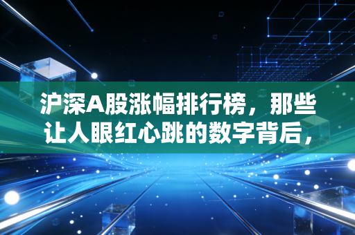 沪深A股涨幅排行榜，那些让人眼红心跳的数字背后，藏着多少财富幻觉与残酷真相？