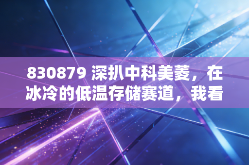 830879 深扒中科美菱，在冰冷的低温存储赛道，我看到了滚烫的生意与人性