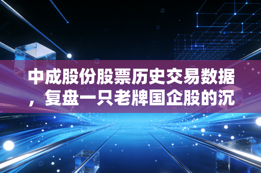 中成股份股票历史交易数据，复盘一只老牌国企股的沉浮与人性博弈