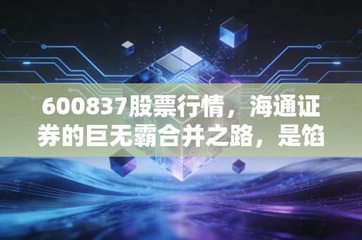 600837股票行情，海通证券的巨无霸合并之路，是馅饼还是陷阱？