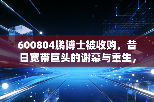 600804鹏博士被收购，昔日宽带巨头的谢幕与重生，还是一场资本的豪赌？