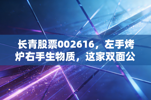 长青股票002616，左手烤炉右手生物质，这家双面公司到底值不值得托付？