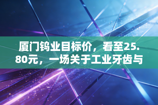 厦门钨业目标价，看至25.80元，一场关于工业牙齿与电池心脏的耐心博弈