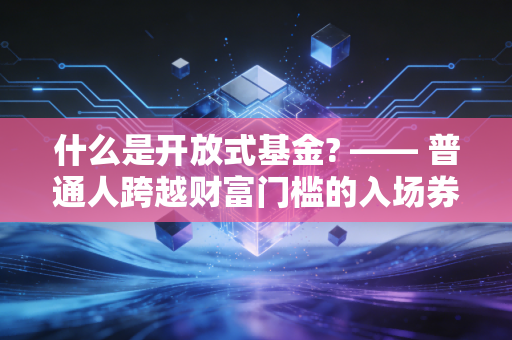什么是开放式基金? —— 普通人跨越财富门槛的入场券