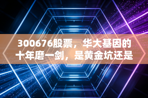 300676股票，华大基因的十年磨一剑，是黄金坑还是价值陷阱？