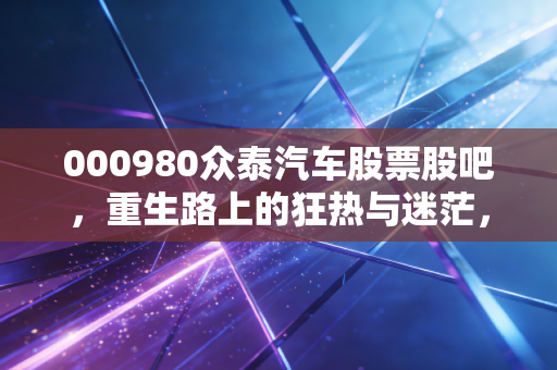 000980众泰汽车股票股吧，重生路上的狂热与迷茫，是凤凰涅槃还是最后的晚餐？
