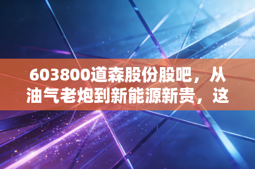 603800道森股份股吧,从油气老炮到新能源新贵,这出变身记到底值不值得我们押上身家?