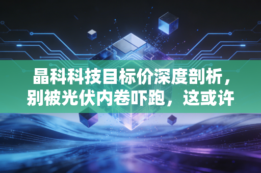 晶科科技目标价深度剖析，别被光伏内卷吓跑，这或许是一只被低估的现金奶牛