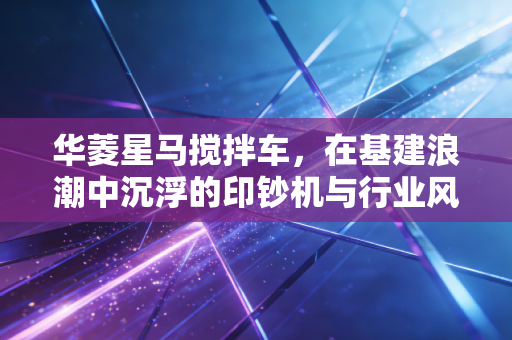 华菱星马搅拌车，在基建浪潮中沉浮的印钞机与行业风向标