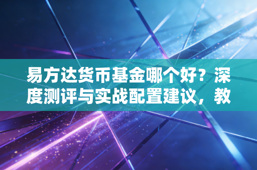 易方达货币基金哪个好？深度测评与实战配置建议，教你管好闲钱