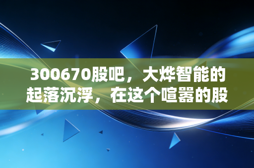 300670股吧，大烨智能的起落沉浮，在这个喧嚣的股市里我们到底在博弈什么？