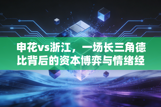申花vs浙江，一场长三角德比背后的资本博弈与情绪经济账