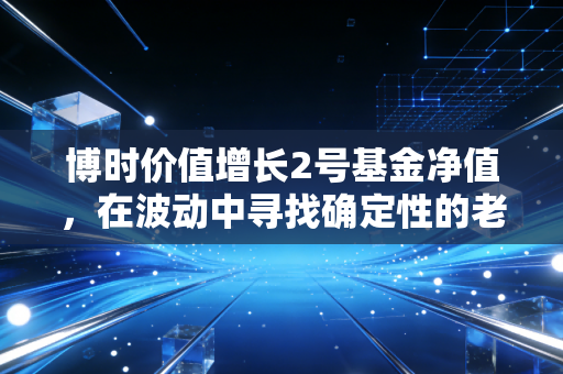 博时价值增长2号基金净值,在波动中寻找确定性的老将智慧