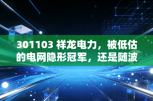 301103 祥龙电力，被低估的电网隐形冠军，还是随波逐流的细分赛道玩家？—— 深度剖析与投资思考