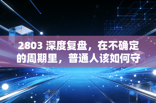 2803 深度复盘，在不确定的周期里，普通人该如何守住自己的财富？