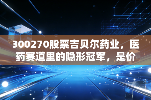 300270股票吉贝尔药业,医药赛道里的隐形冠军,是价值洼地还是平庸之辈?