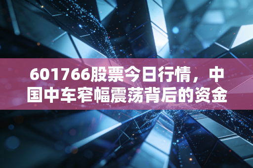 601766股票今日行情,中国中车窄幅震荡背后的资金博弈,大国重器是机会还是陷阱?