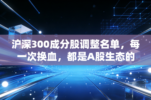 沪深300成分股调整名单,每一次换血,都是A股生态的进化论