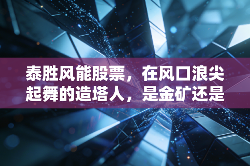 泰胜风能股票，在风口浪尖起舞的造塔人，是金矿还是深坑？