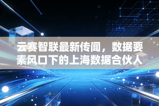 云赛智联最新传闻，数据要素风口下的上海数据合伙人能否接住这泼天富贵？