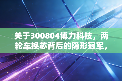 关于300804博力科技,两轮车换芯背后的隐形冠军,能否跑出下一个宁德时代?