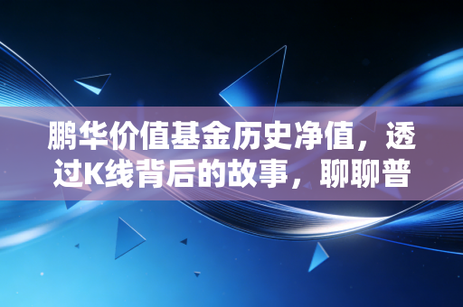 鹏华价值基金历史净值，透过K线背后的故事，聊聊普通人的价值修行