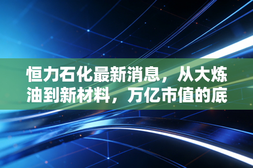恒力石化最新消息,从大炼油到新材料,万亿市值的底气究竟在哪里?