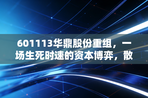 601113华鼎股份重组，一场生死时速的资本博弈，散户该何去何从？