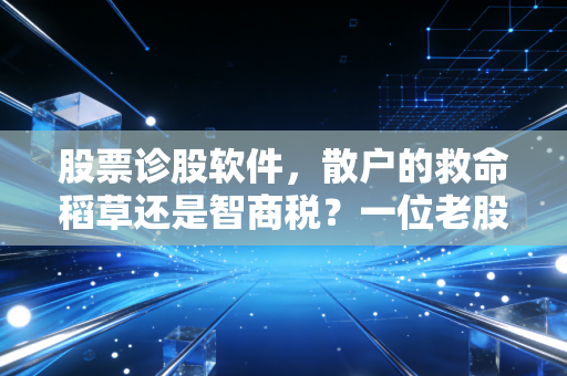 股票诊股软件，散户的救命稻草还是智商税？一位老股民的深度复盘