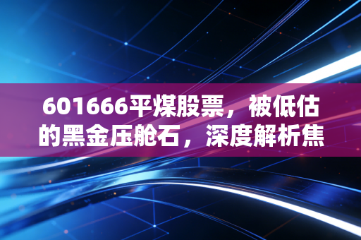 601666平煤股票，被低估的黑金压舱石，深度解析焦煤龙头的攻守之道
