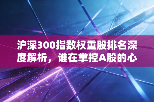 沪深300指数权重股排名深度解析，谁在掌控A股的心跳？