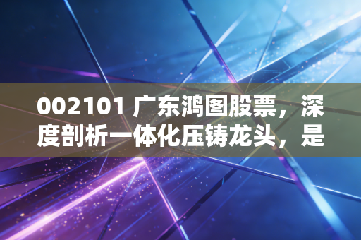 002101 广东鸿图股票，深度剖析一体化压铸龙头，是风口上的猪还是实干的匠人？