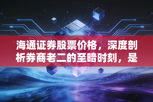 海通证券股票价格,深度剖析券商老二的至暗时刻,是黄金坑还是价值陷阱?