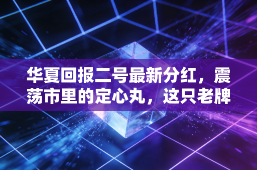 华夏回报二号最新分红，震荡市里的定心丸，这只老牌基金还能买吗？