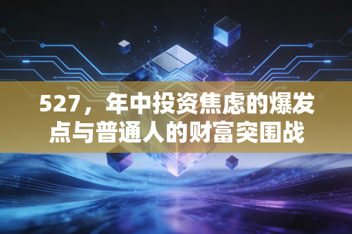 527，年中投资焦虑的爆发点与普通人的财富突围战