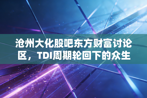 沧州大化股吧东方财富讨论区，TDI周期轮回下的众生相与散户博弈实录