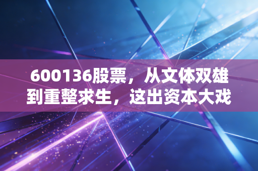 600136股票，从文体双雄到重整求生，这出资本大戏还能看多久？