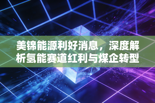 美锦能源利好消息，深度解析氢能赛道红利与煤企转型的第二增长曲线