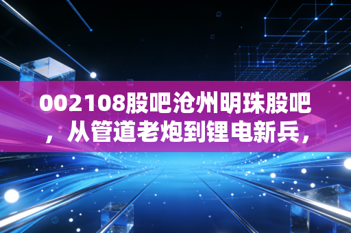 002108股吧沧州明珠股吧，从管道老炮到锂电新兵，这只被低估的隐形冠军还要磨多久？