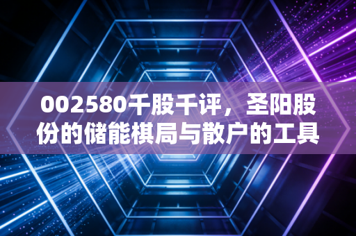 002580千股千评,圣阳股份的储能棋局与散户的工具迷信