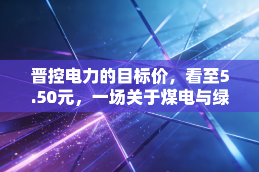 晋控电力的目标价，看至5.50元，一场关于煤电与绿电的估值重塑
