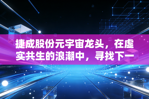 捷成股份元宇宙龙头,在虚实共生的浪潮中,寻找下一个十年的财富密码