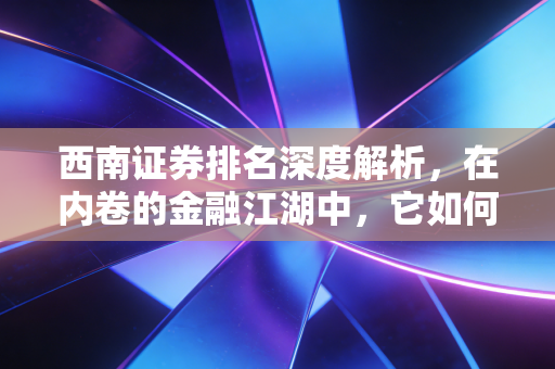 西南证券排名深度解析,在内卷的金融江湖中,它如何寻找自己的生态位?