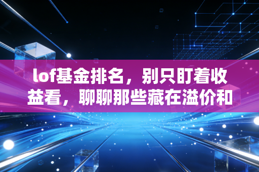 lof基金排名,别只盯着收益看,聊聊那些藏在溢价和套利里的财富密码